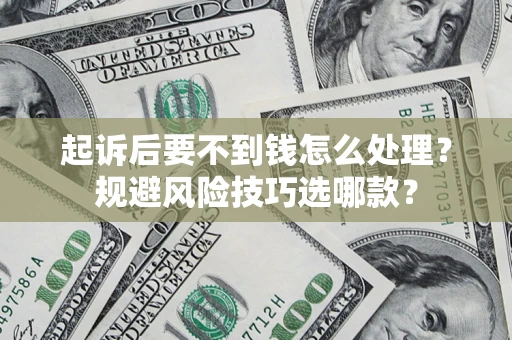 北京起诉后要不到钱怎么处理?规避风险技巧选哪款? 北京起诉后要不到钱怎么处理?规避风险技巧选哪款?